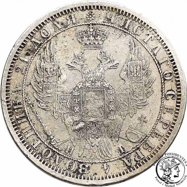 Rosja Mikołaj I 1 Rubel 1855 st.3-