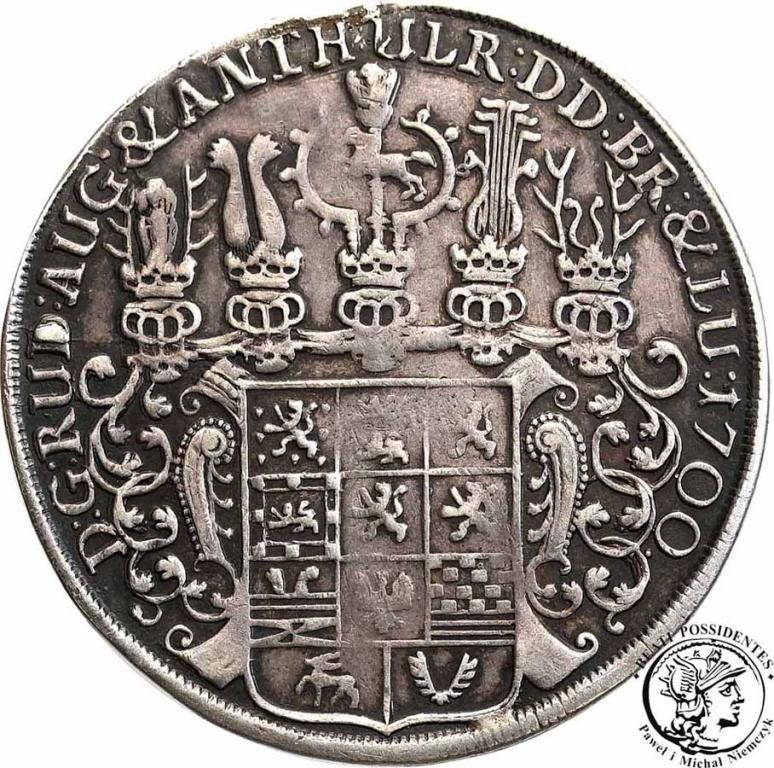 Niemcy Braunschweig-Wolfenbuettel talar 1700 st.3