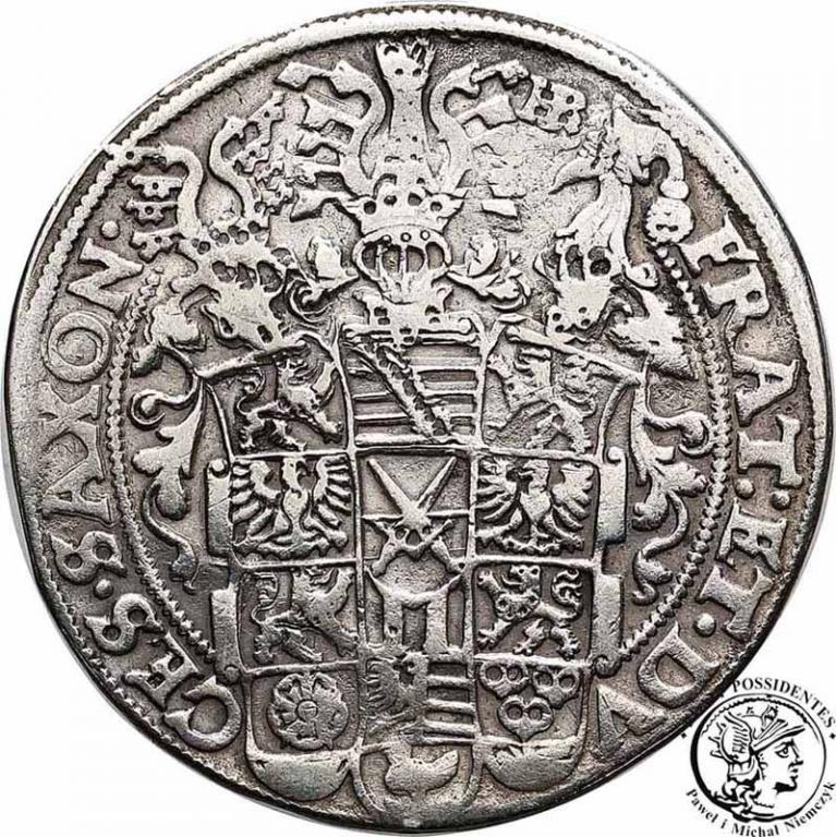 Niemcy Saksonia talar 1595 Drezno st.4
