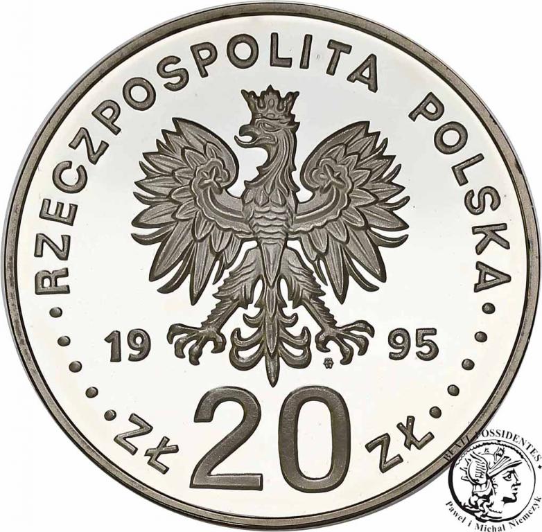 Polska III RP 20 złotych 1995 Katyń st.L-