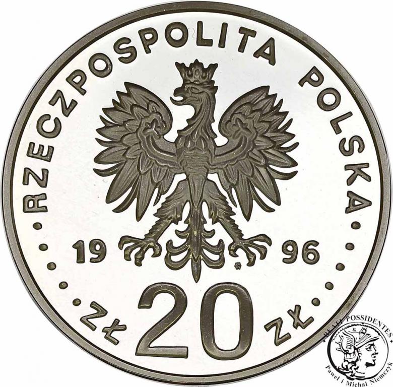 20 złotych 1996 stołeczność Warszawy st.L