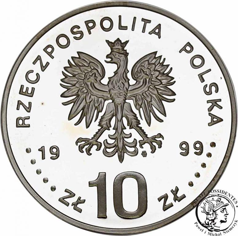 10 złotych 1999 Władysław IV Waza półpostać stL-