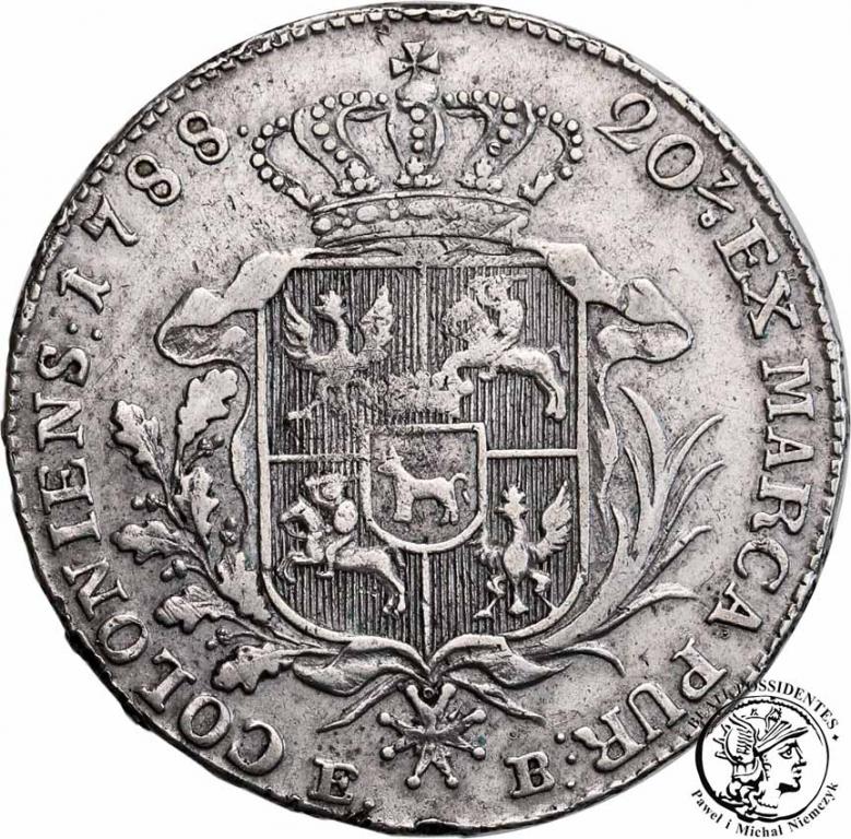 Polska St. A. Poniatowski półtalar 1788 st.3/3+