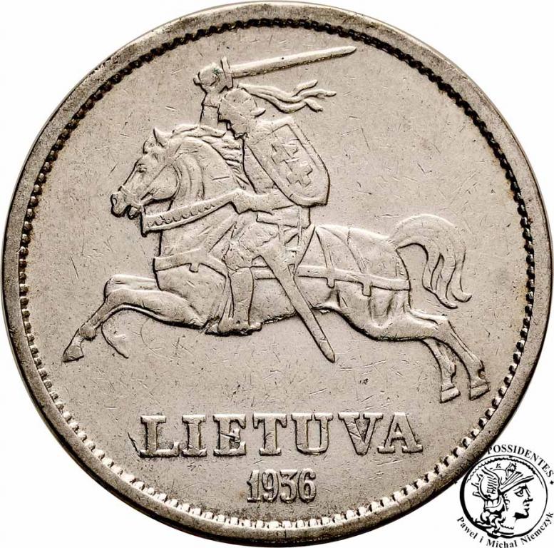 Litwa 10 litów 1936 st. 3+