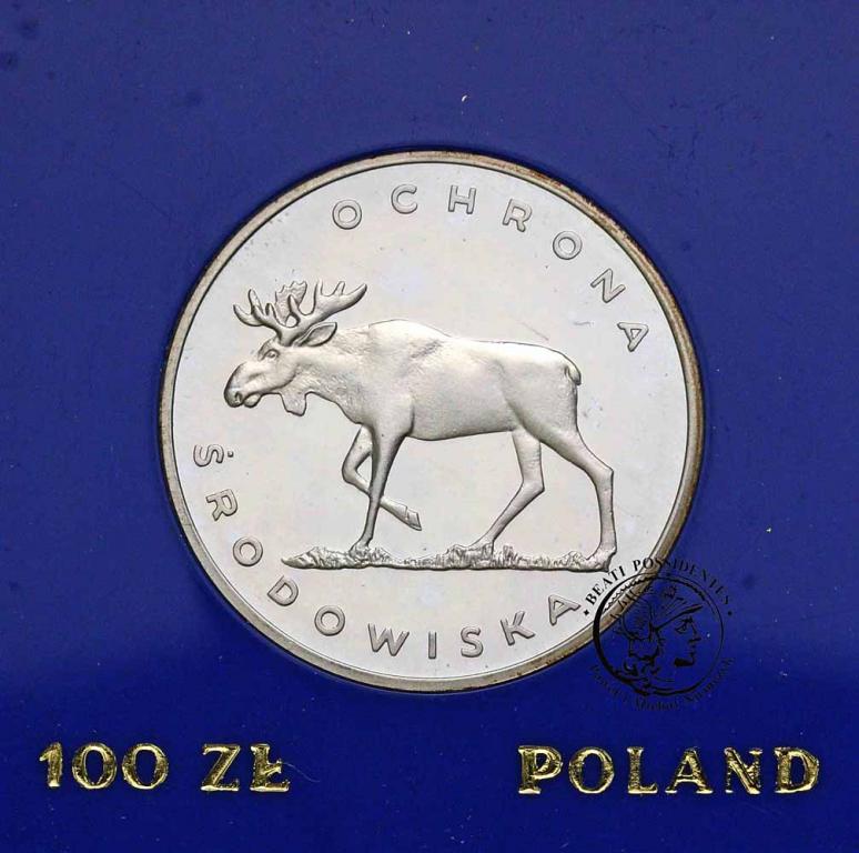 Polska PRL 100 złotych 1978 Łoś st.L-
