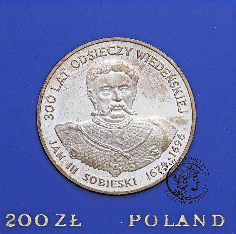 PRL 200 złotych 1983 Odsiecz Wiedeńska st.L-