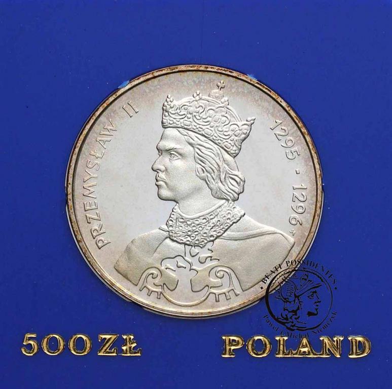 Polska PRL 500 złotych 1985 Przemysław II st.L