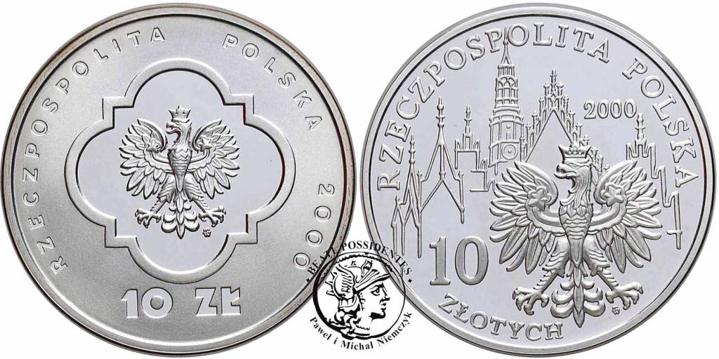 10 złotych 2000 Wielki Jubileusz + Wrocław st.L
