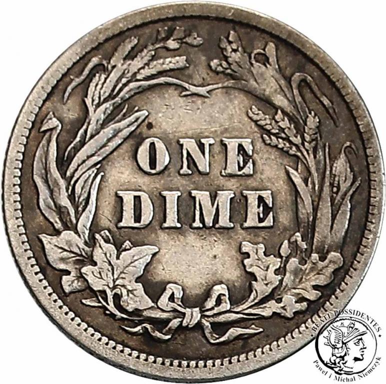 USA 10 centów 1916 st.3+