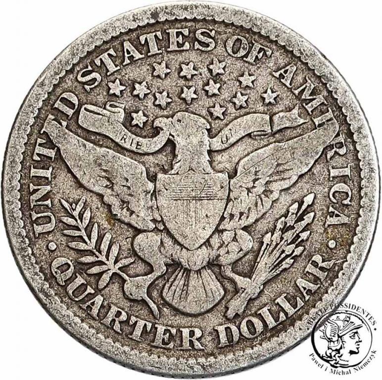 USA 25 centów 1899 Philadelphia st.3