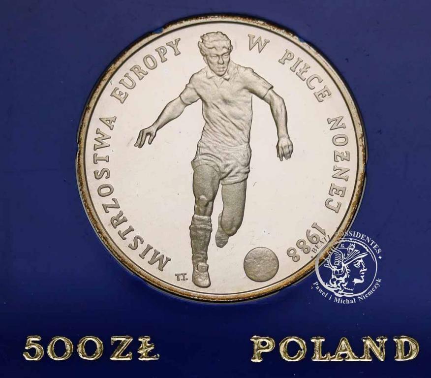 500 zł 1987 Mistrzostwa Europy Piłka Nożna st.L