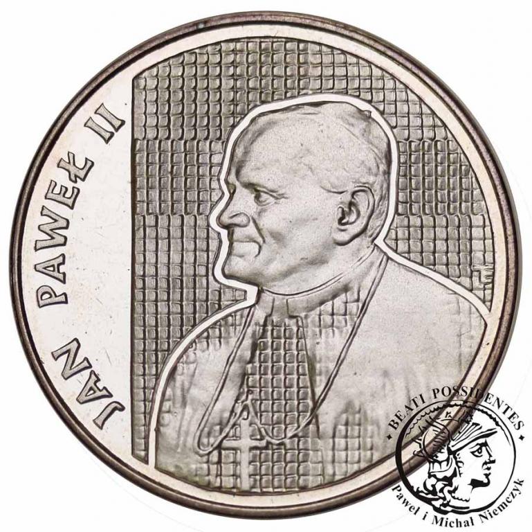 Papież 10 000 zł 1989 Jan Paweł II Kratka st.L-