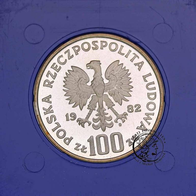 100 złotych 1982 Ochrona Środowiska Bocian st.L