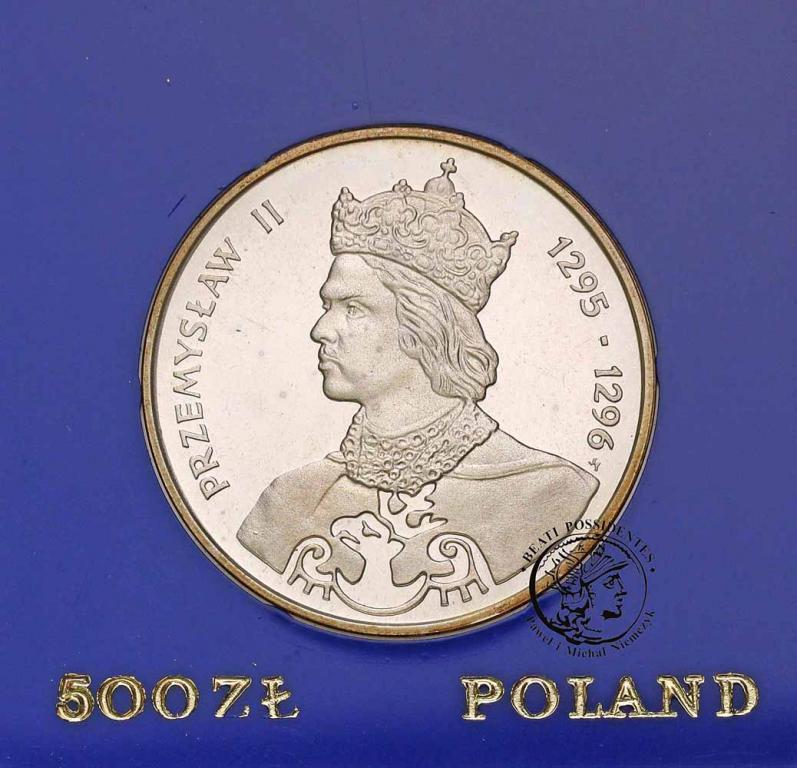 Polska PRL 500 złotych 1985 Przemysław II st.L/L-