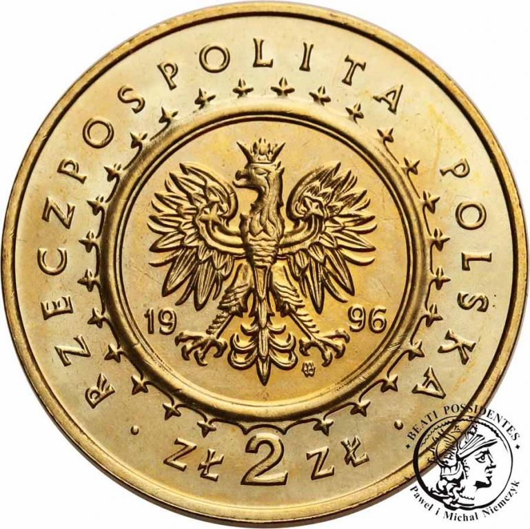 Polska III RP 2 złote 1995 Lidzbark Warmiński st1-