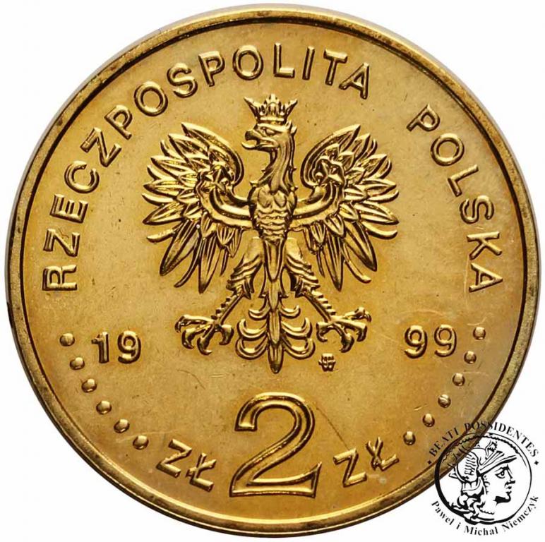 Polska III RP 2 złote 1999 Władysław IV Waza st. 1