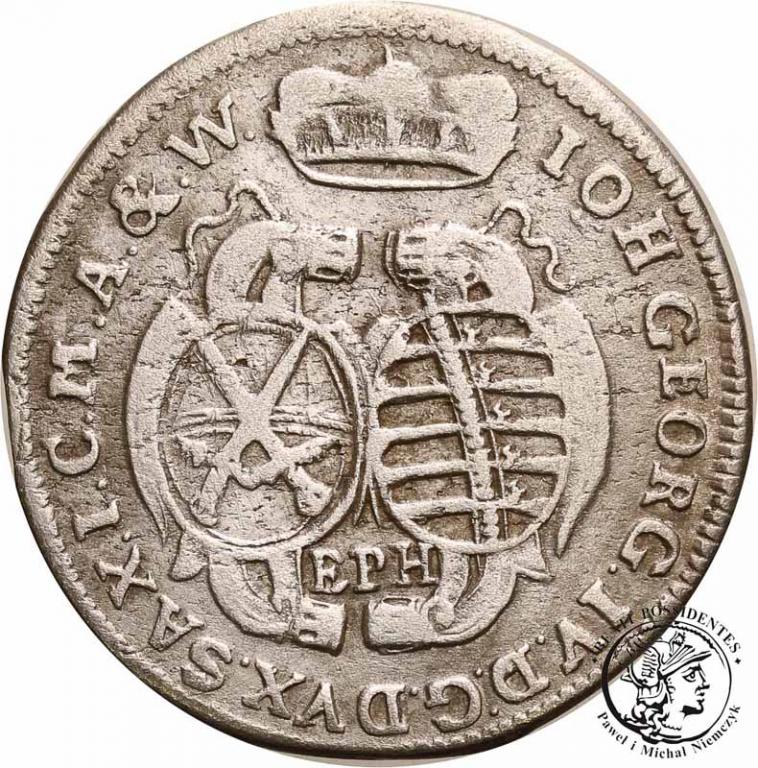 Niemcy Saksonia 1/12 Talara 1694 EPH Lipsk st. 3
