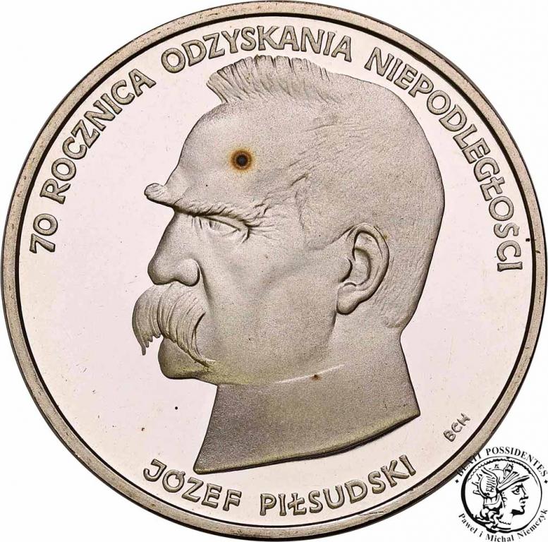 PRL 50 000 złotych 1988 Piłsudski LUSTRZANKA st.L