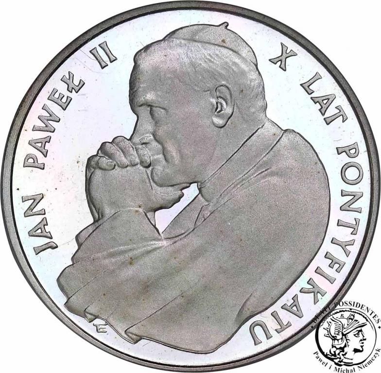 10 000 złotych 1988 Papież Jan Paweł II NGC PF67