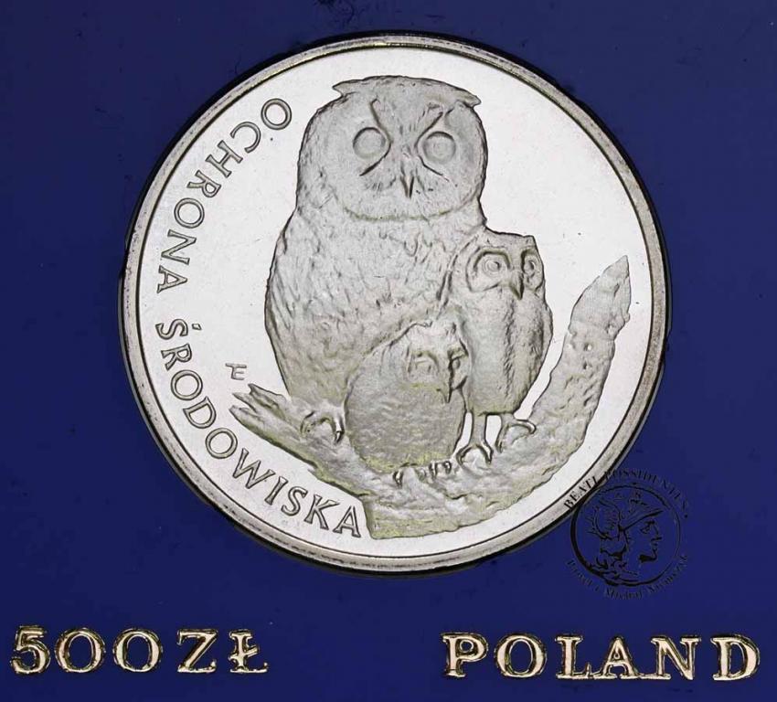Polska PRL 500 złotych 1986 Sowa st. L