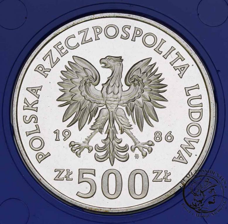 Polska PRL 500 złotych 1986 Sowa st. L