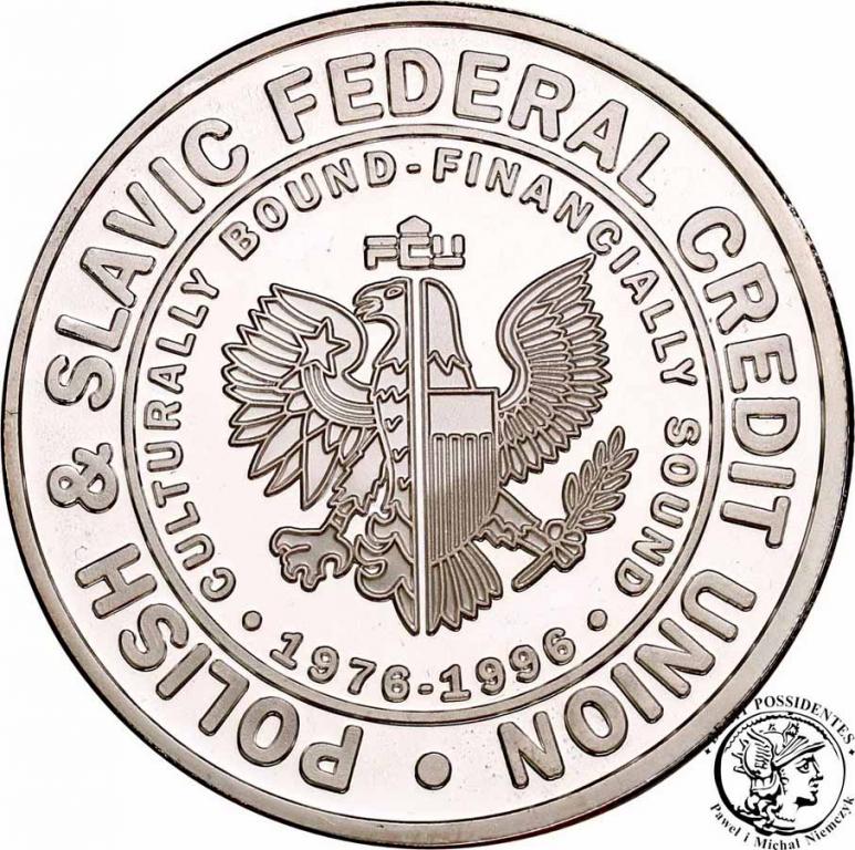 Polska medal 1996 (uncja czystego srebra) st.L