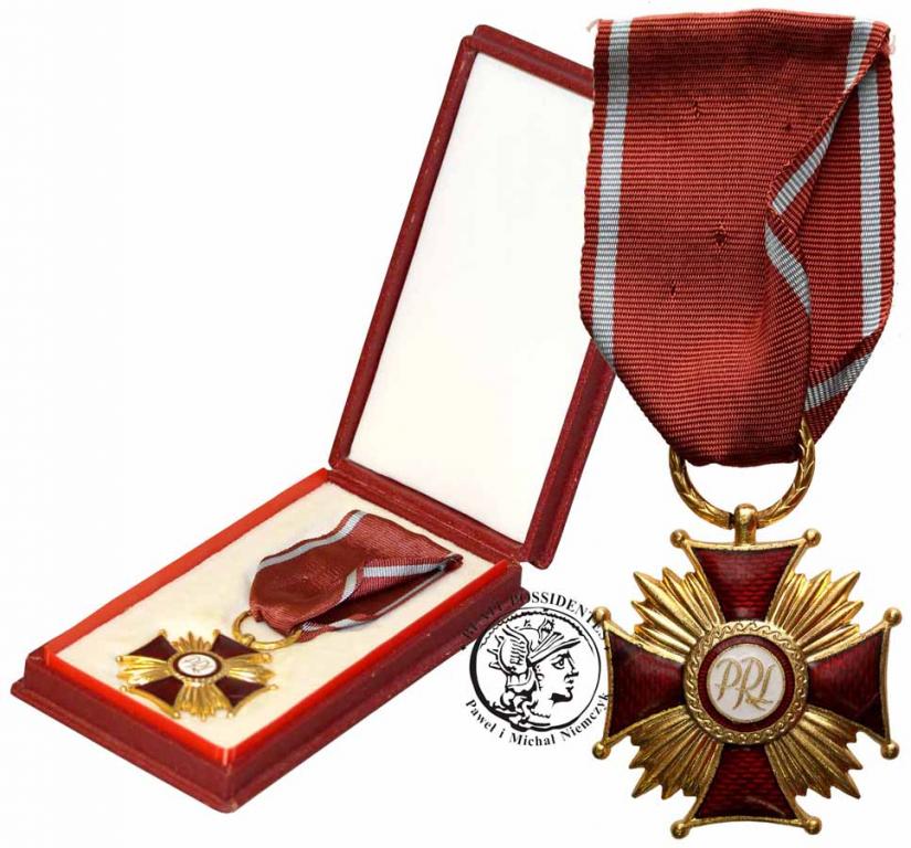 Polska PRL Złoty Krzyż Zasługi st.1