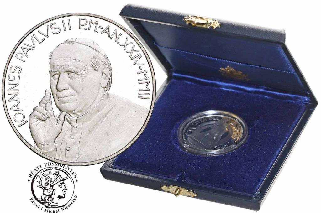 Watykan 5 Euro Jan Paweł II pontyfikat st.L