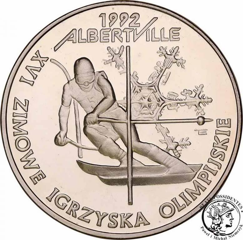 Polska III RP 200 000 zł 1991 Albertville st.L