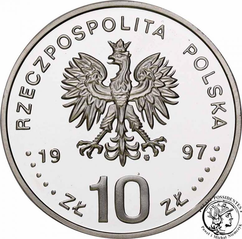 Polska III RP 10 złotych 1997 Św. Wojciech st.L-