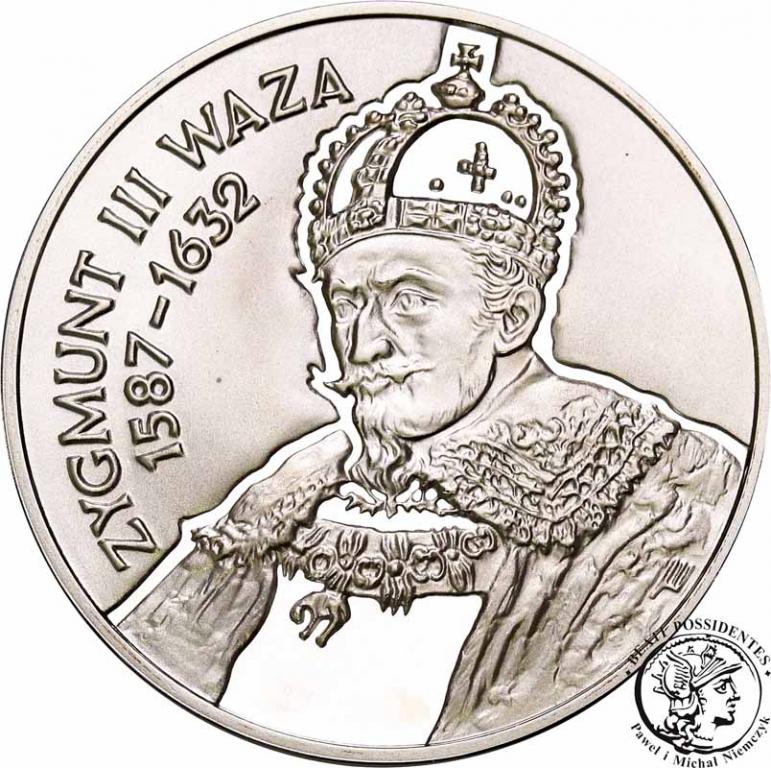 10 złotych 1998 Zygmunt III Waza popiersie st.L