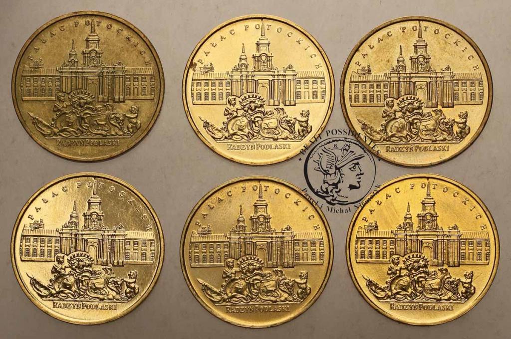 2 złote 1999 Pałac Potockich Radzyń Podlaski st.1-
