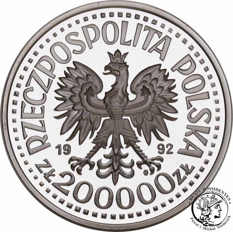 Polska III RP 200 000 złotych 1992 Staszic st.L