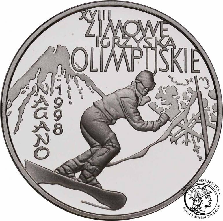 Polska III RP 10 złotych 1998 Nagano st.L