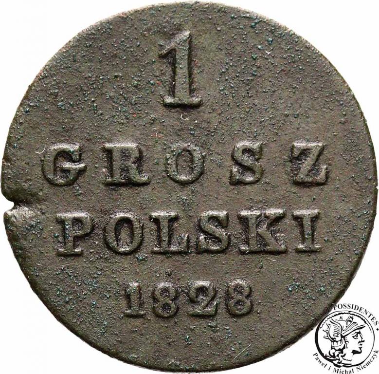 Polska grosz 1828 Mikołaj I st.3