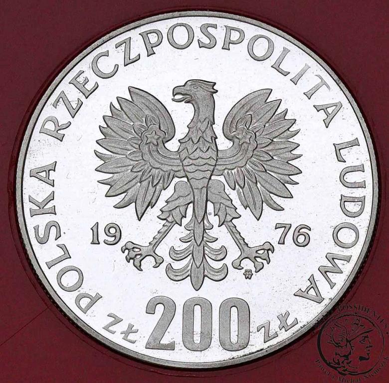 PRL PRÓBA srebro 200 złotych 1976 Olimpiada st.L-