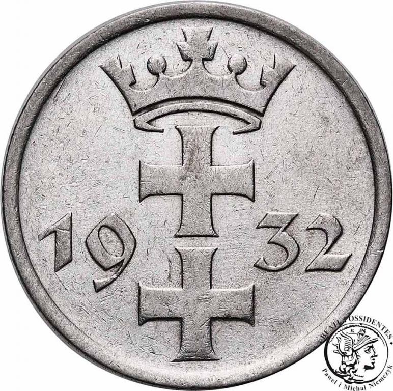 Polska Wolne Miasto Gdańsk 1 Gulden 1932 st.2