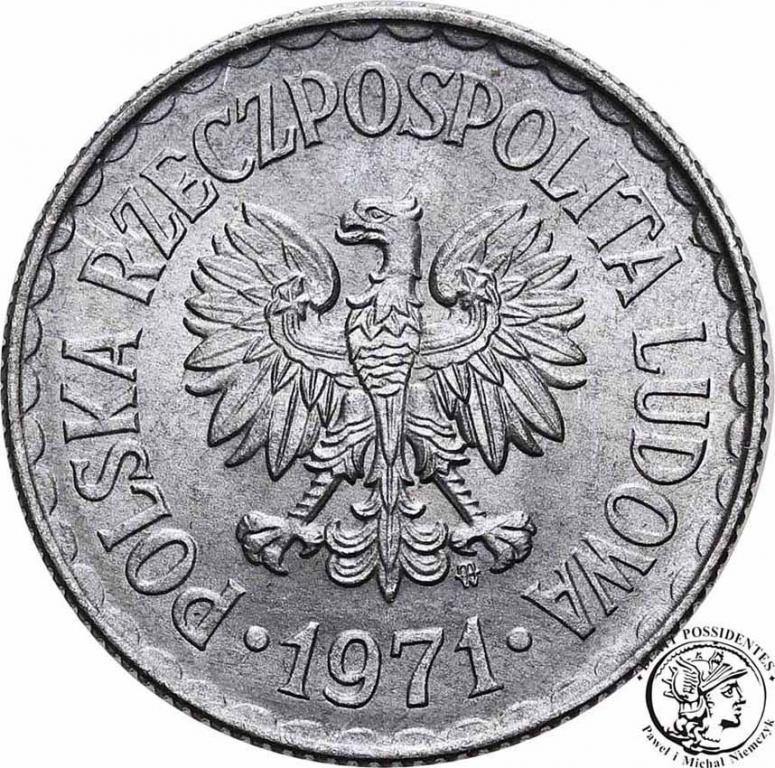 Polska PRL 1 złoty 1971 st.1