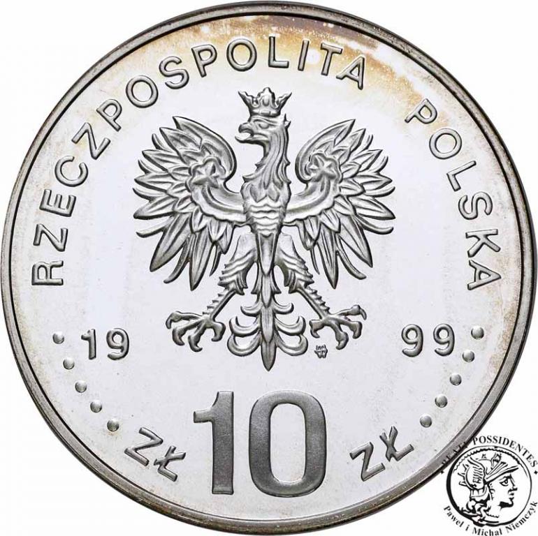 10 złotych 1999 Władysław IV półpostać st.L
