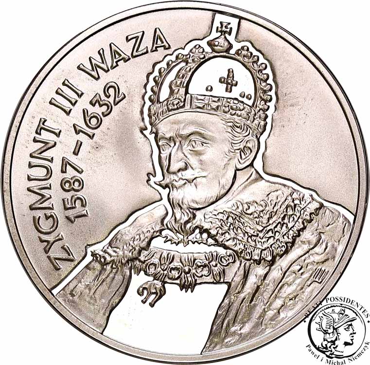 10 złotych 1998 Zygmunt III Waza popiersie st.L-