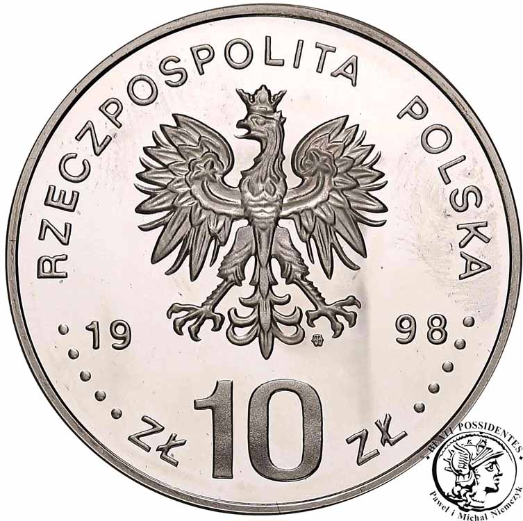 Polska III RP 10 złotych 1998 Fieldorf st.L-