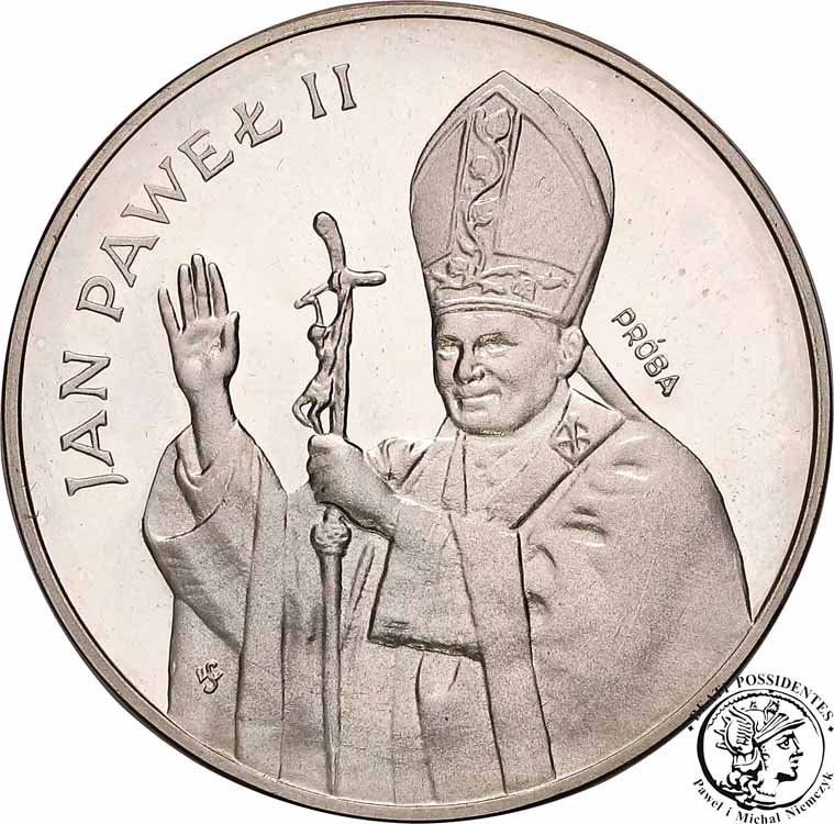 PRÓBA SREBRO 1000 złotych 1982 Jan Paweł II st.L-