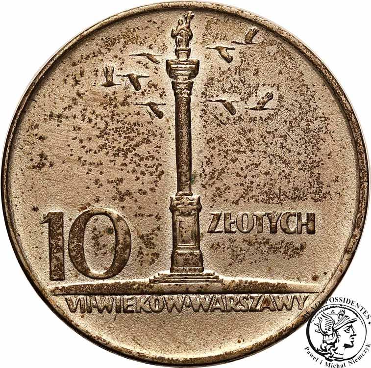 Polska PRL 10 złotych 1966 Mała kolumna st.