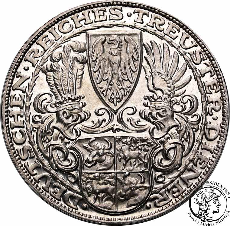 Niemcy Weimar medal 1927 v. Hindenburg st.3+