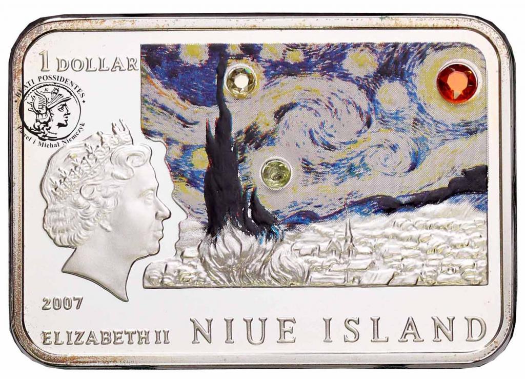 Polska / Niue 1 dolar 2007 Vincent van Gogh st.L-