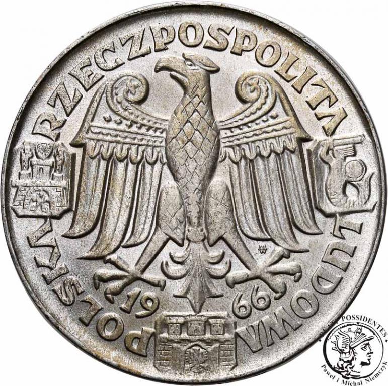PRÓBA SREBRO 100 złotych 1966 Millenium st.1
