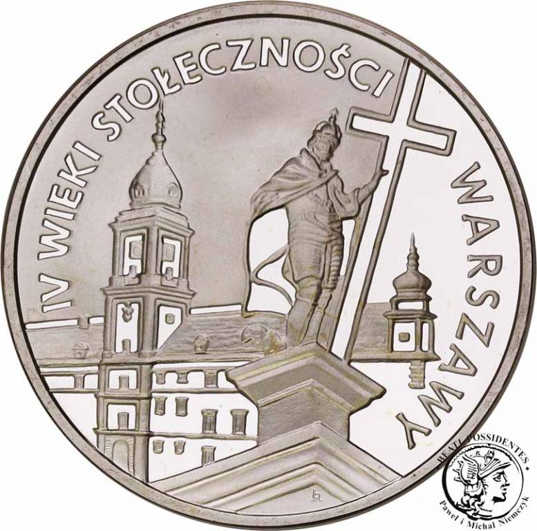 III RP 20 złotych 1996 stołeczność Warszawy st.L-