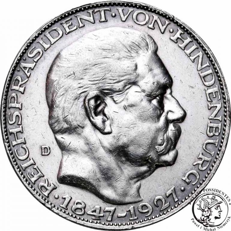 Niemcy Weimar medal Hindenburg 1917 st.3