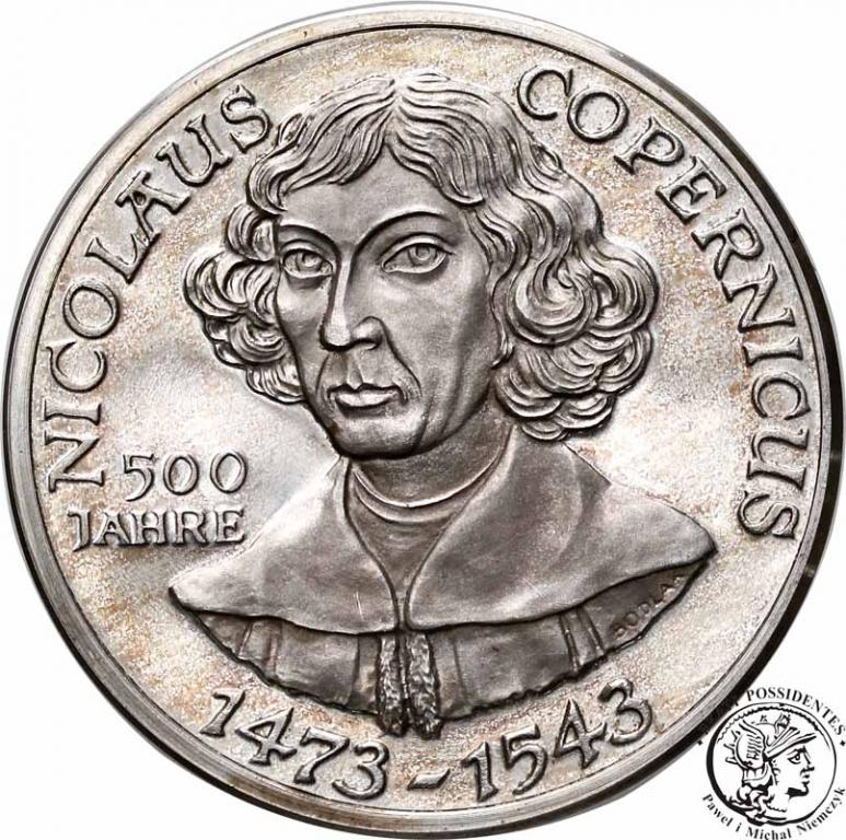 Niemcy Mikołaj Kopernik medal srebro st.L-