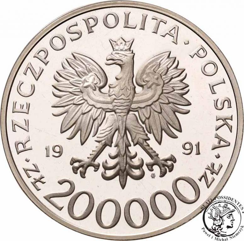 Polska 200 000 zł 1991 Tokarzewski Torwid st.L/L-